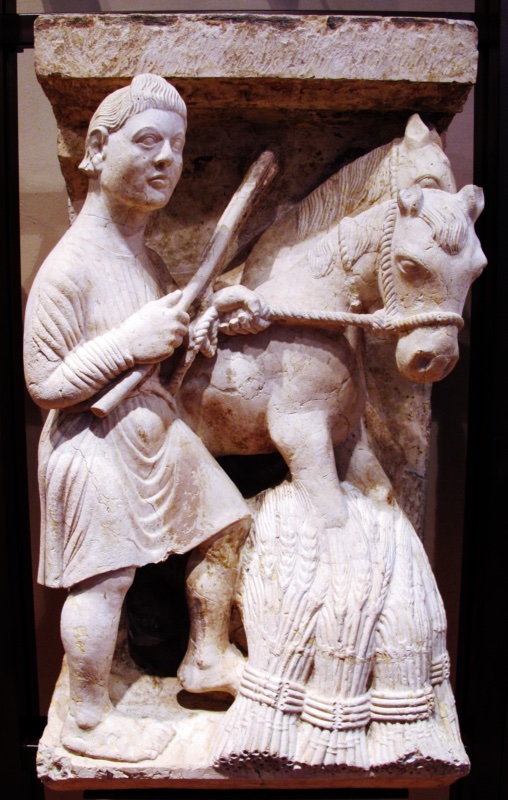 Wheat threshing (Allegory of July)